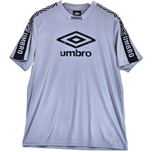 Umbro Italia Men's Vintage Soccer Jersey Style Shirt Non Iron Stretch Size Large